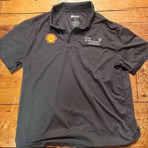 V-Power Nitro+ Black Polo Shirt